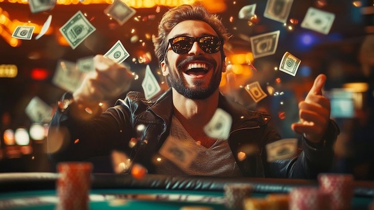 Pengguna melihat poin melalui ponsel